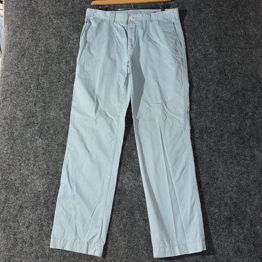 Polo Ralph Lauren Pants Mens 36 Suffield Pant Chino Blue Cotton Pockets